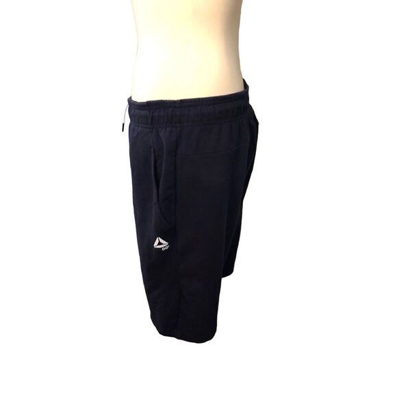 Reebok navy pull on jersey knit jogging shorts - Picture 3 of 9